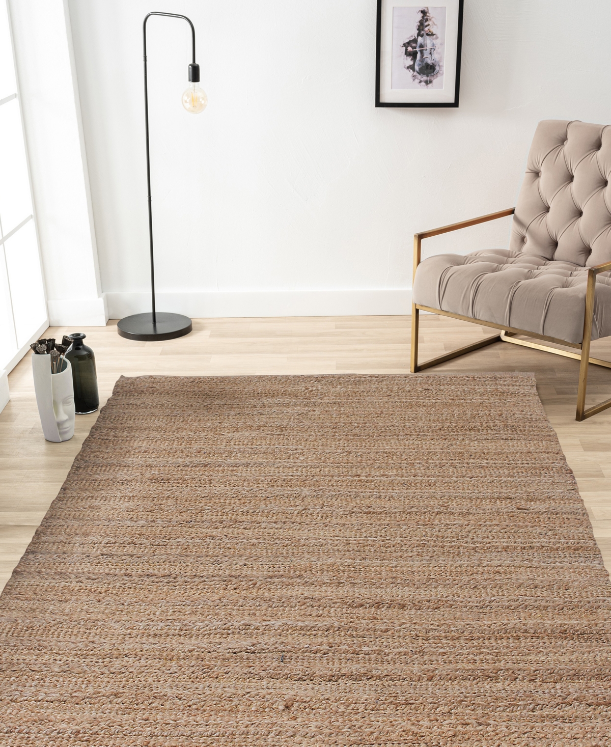 Lr Home Nancy Natur-302 7'9" x 9'9" Area Rug