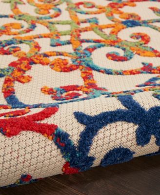 Aloha ALH21 7'10" x 10'6" Outdoor Area Rug