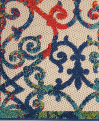 Aloha ALH21 7'10" x 10'6" Outdoor Area Rug