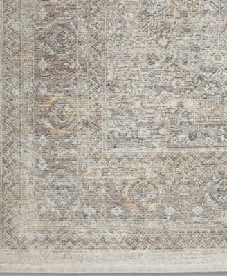Nourison Home Starry Nights Stn04 Area Rug In Cream,gray