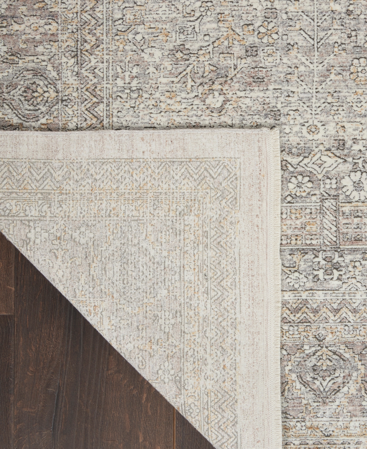 Nourison Home Starry Nights Stn04 8' X 10' Area Rug In Cream,gray