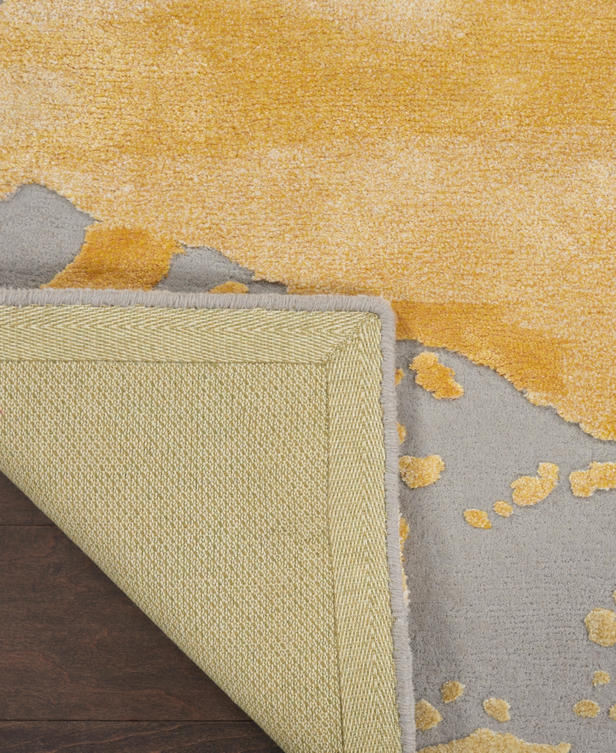 Nourison Home Prismatic PRS19 Area Rug - Gold-Tone