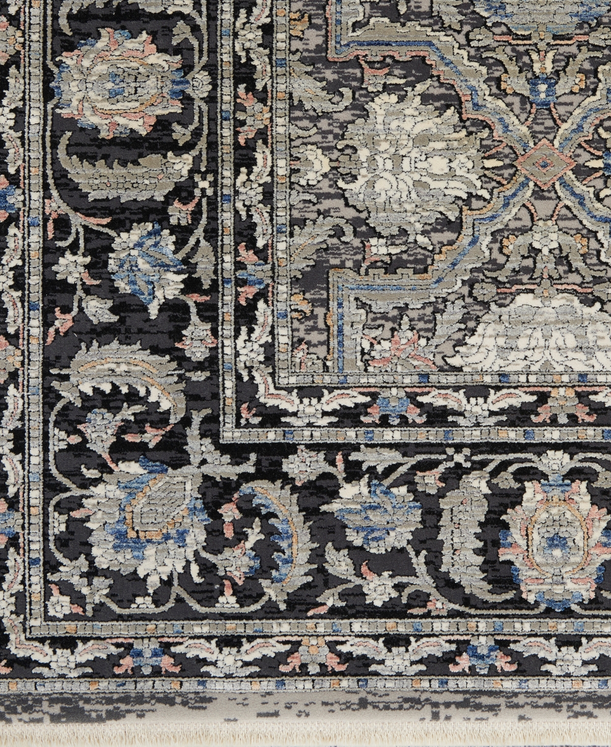 Nourison Home Starry Nights Stn10 8' X 10' Area Rug In Gray,navy