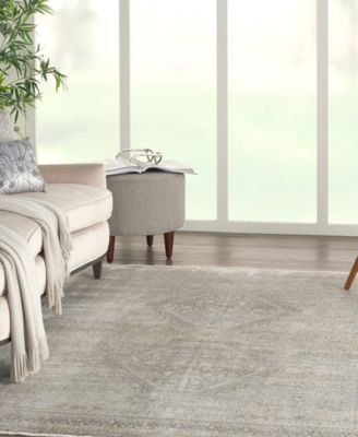 Nourison Home Starry Nights Stn04 Area Rug In Cream,gray
