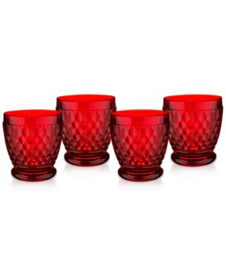 Boston Double Old Fashioned Glasses, Set of 4