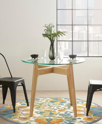 Aloha ALH22 5'3" x 5'3" Round Outdoor Area Rug