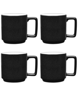 Noritake - Colortex Stone Stax Mugs, Set of 4