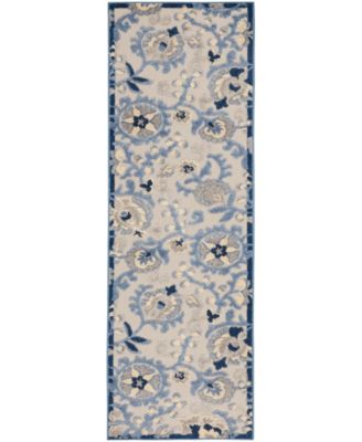 Aloha ALH17 2'3" x 8' Outdoor Runner Area Rug