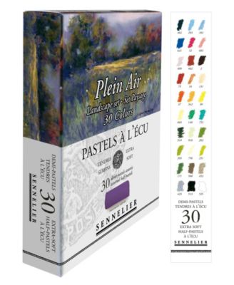 Set Pastelli A Olio Sennelier Half Stick - 30 Colori Tono Paesaggio, Alta Pigmentazione