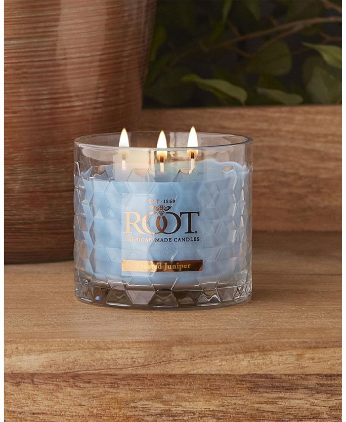ROOT CANDLES Frosted Juniper Fragrance Glass Jar Candle Macy's