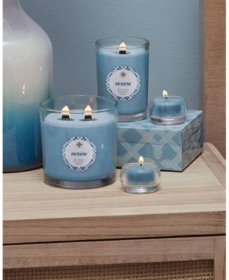 Seeking Balance 2 Wick Renew Seaside Cypress Cedar leaf Spa Jar Candle, 12 oz