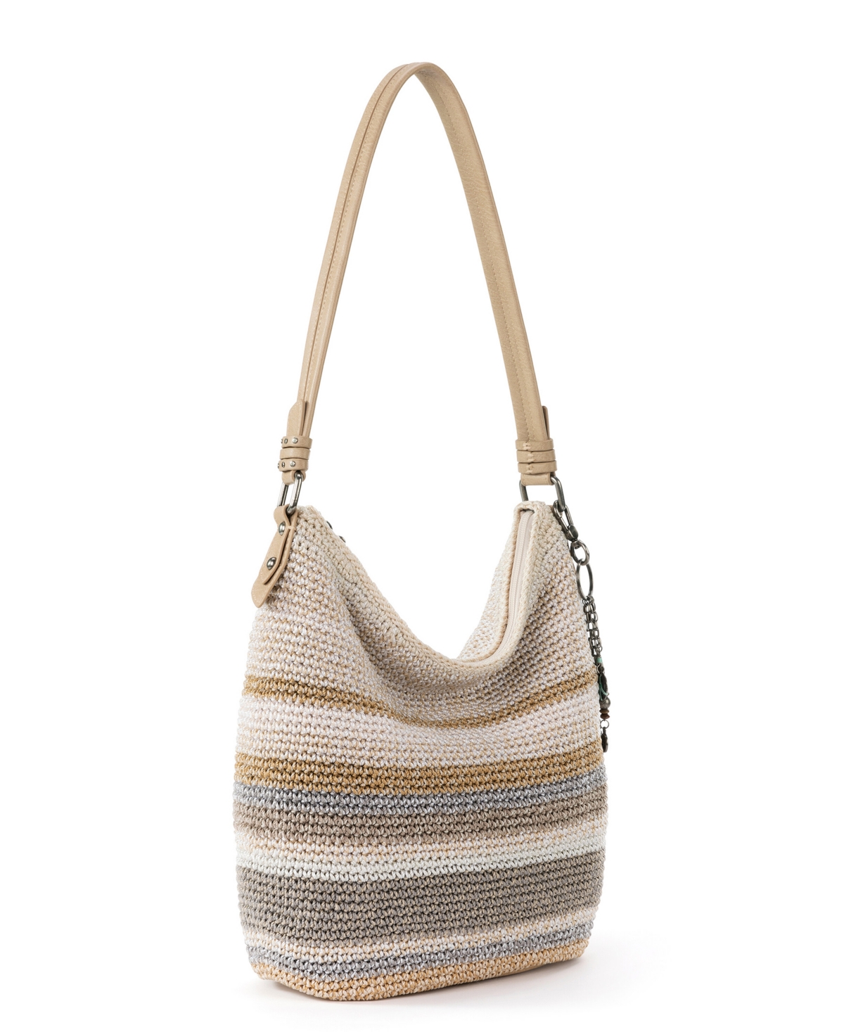 The Sak Sequoia Crochet Hobo - Sand Stripe