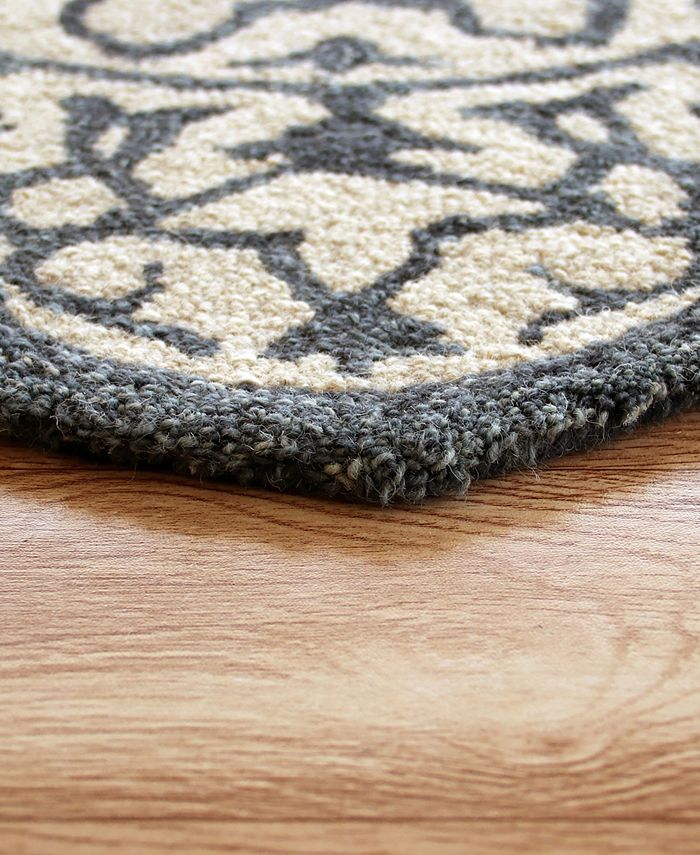 LR Home Arabella ABA21709 3' x 3' Round Area Rug Macy's