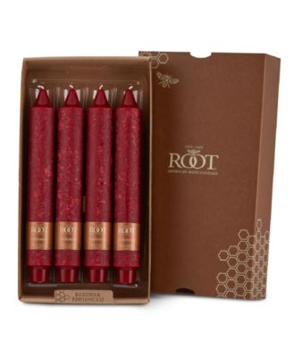 Timberline Collenette 9" Taper Candle Set, 4 Piece