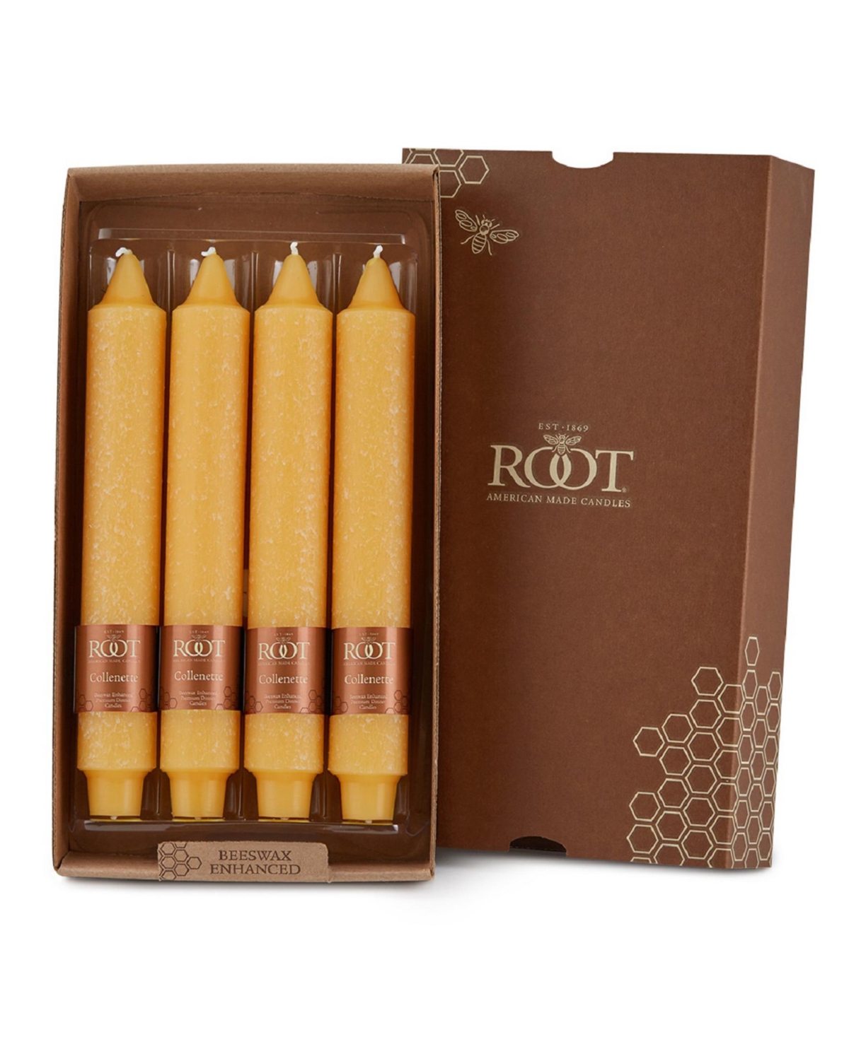 Timberline Collenette Taper Candle Set, 4 Piece