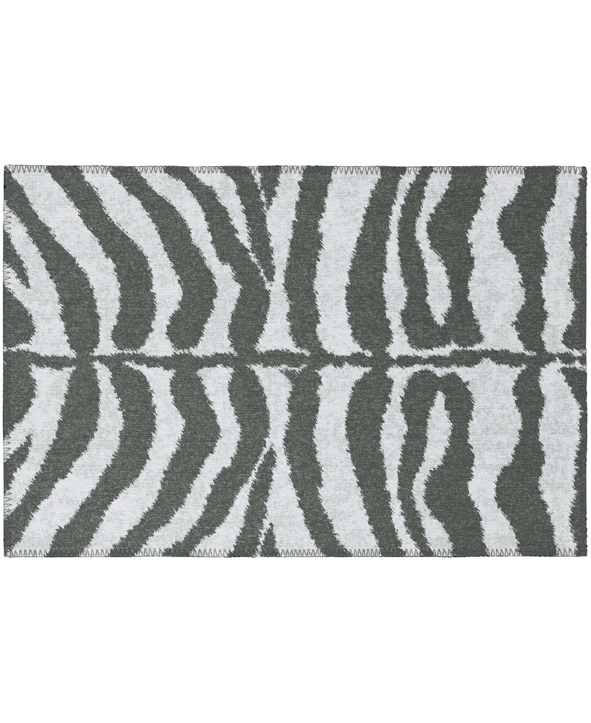 D Style Mali Ml1 1'8" X 2'6" Area Rug In Onyx