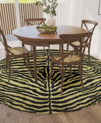 Mali Washable ML1 6' x 6' Round Area Rug