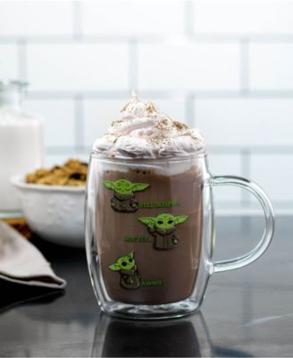 Star Wars The Mandalorian Awake Double Wall Coffee Glasses, Set of 2