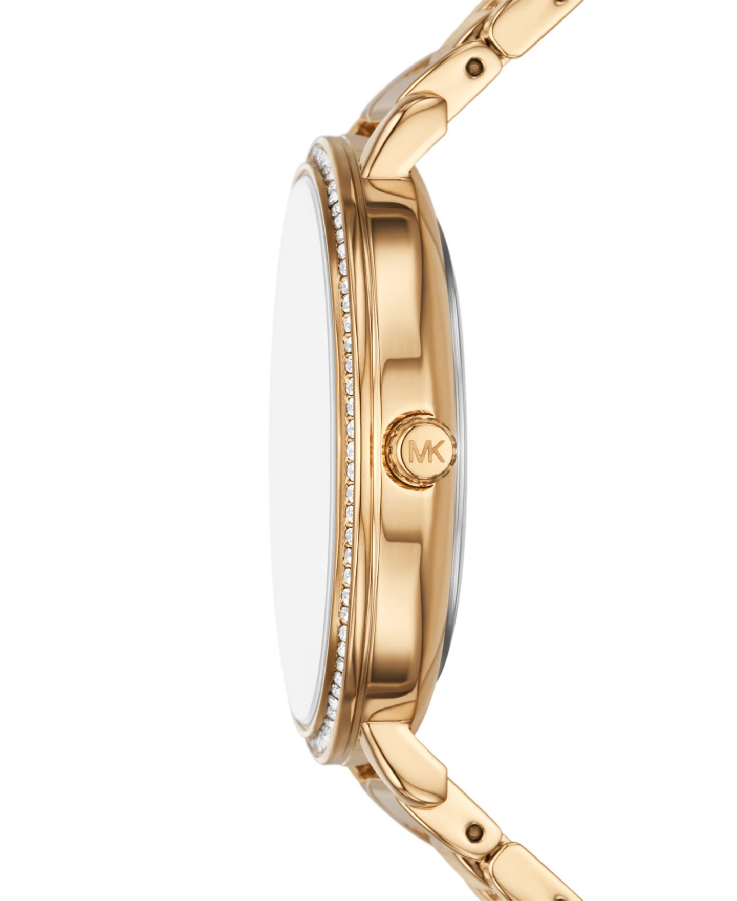 Женские часы Michael Kors Pyper Three-Hand Gold-Tone Bracelet Watch 38mm, цвет: Золотой — фото 2