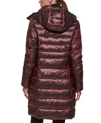 Etna oriëntatie Ironisch Calvin Klein Petite Hooded Shine Packable Puffer Coat & Reviews - Coats &  Jackets - Petites - Macy's