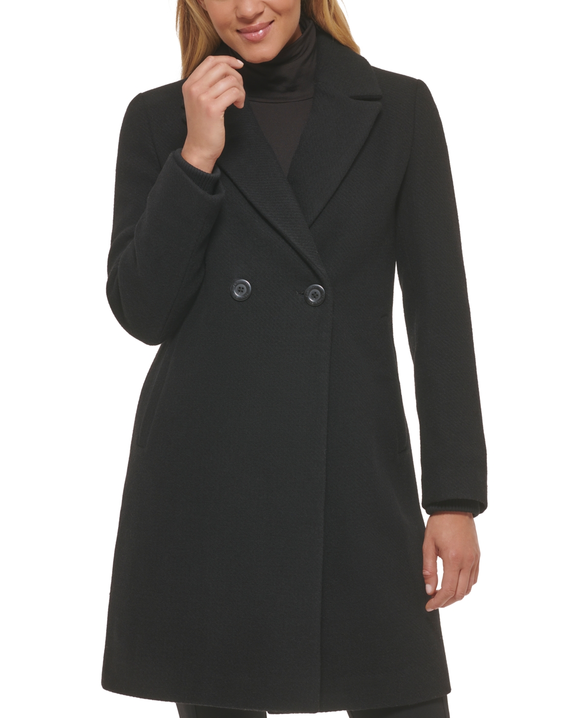 Calvin Klein Women's Double-Breasted Reefer Coat