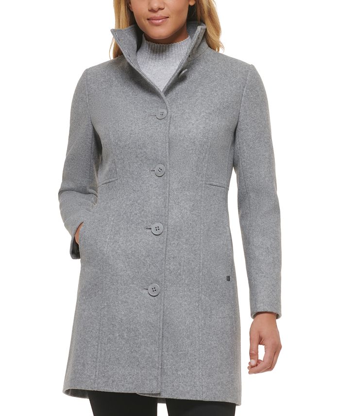 Calvin Klein Women's Walker Coat, Created for Macy's & Reviews - Coats &  Jackets - Women - Macy's