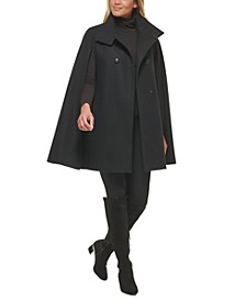 Women's Double-Breasted Cape Coat