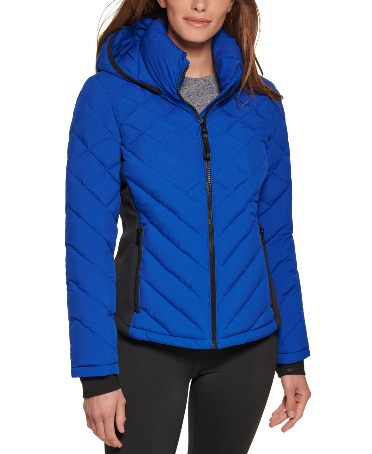 Hooded packable puffer coat discount