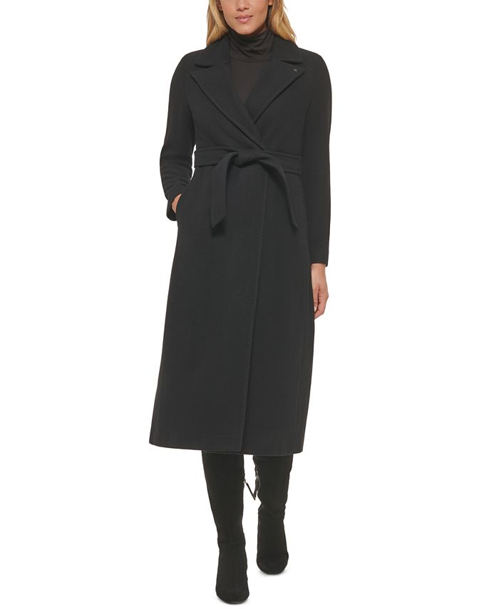 Zeker Skim Kritisch Calvin Klein Women's Petite Belted Wrap Coat & Reviews - Coats & Jackets -  Petites - Macy's