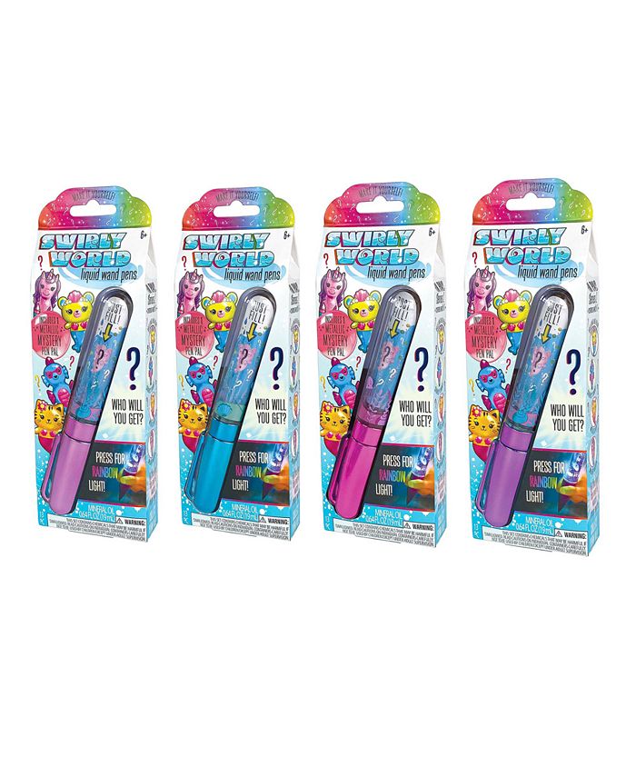 Bright Stripes Swirly World Metallic DIY Liquid Wand Pen Activity Kit