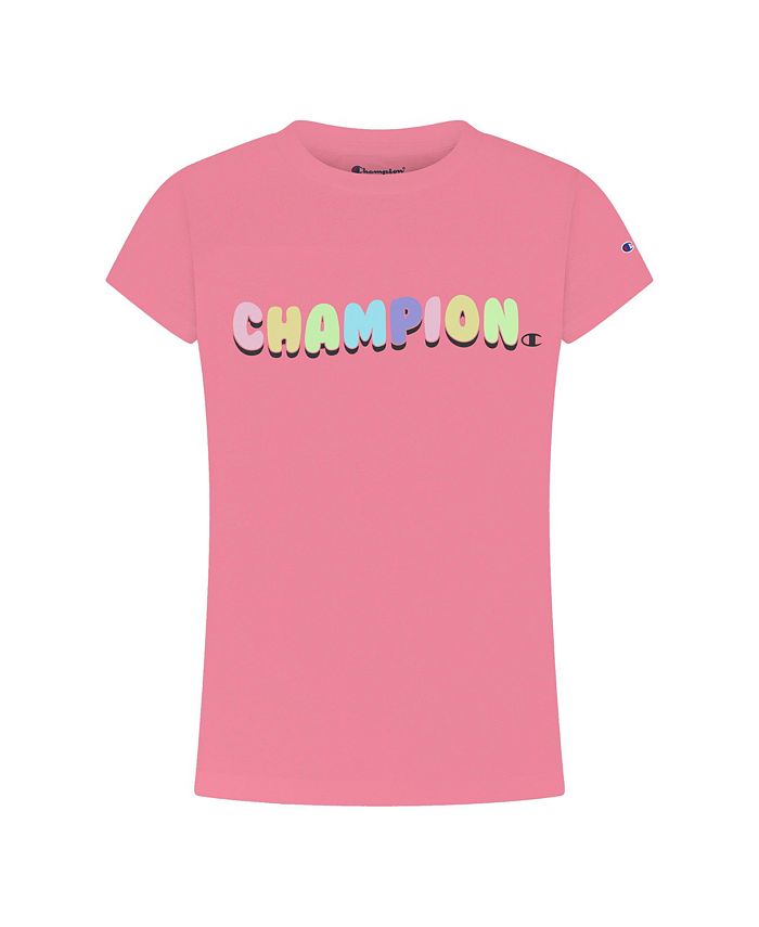 Champion Toddler Girls Rainbow Bubble Letters Graphic T shirt Macy s