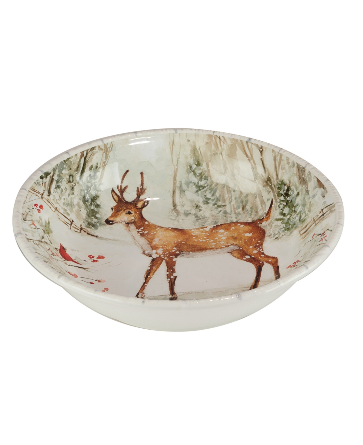 Certified International Winter's Walk Serving Bowl