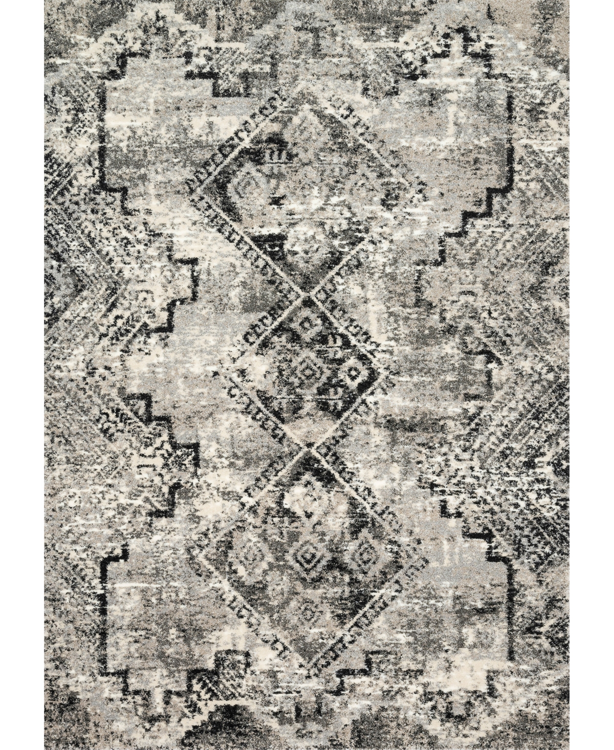 Loloi Viera Vr-10 3'10in x 5'7in Area Rug - Gray, Black