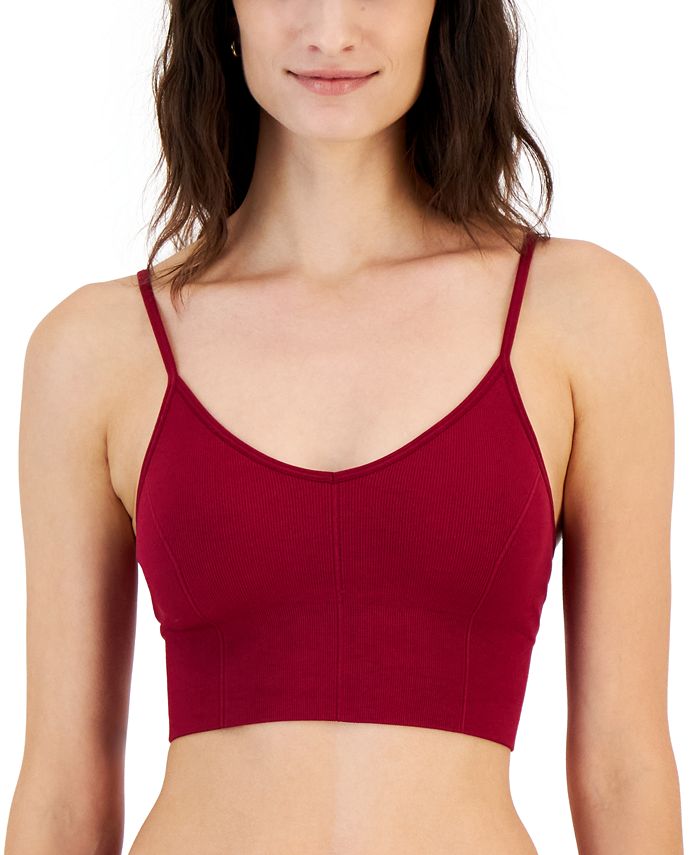 Jenni Seamless Ribbed Bralette, Created for Macy's - Macy's