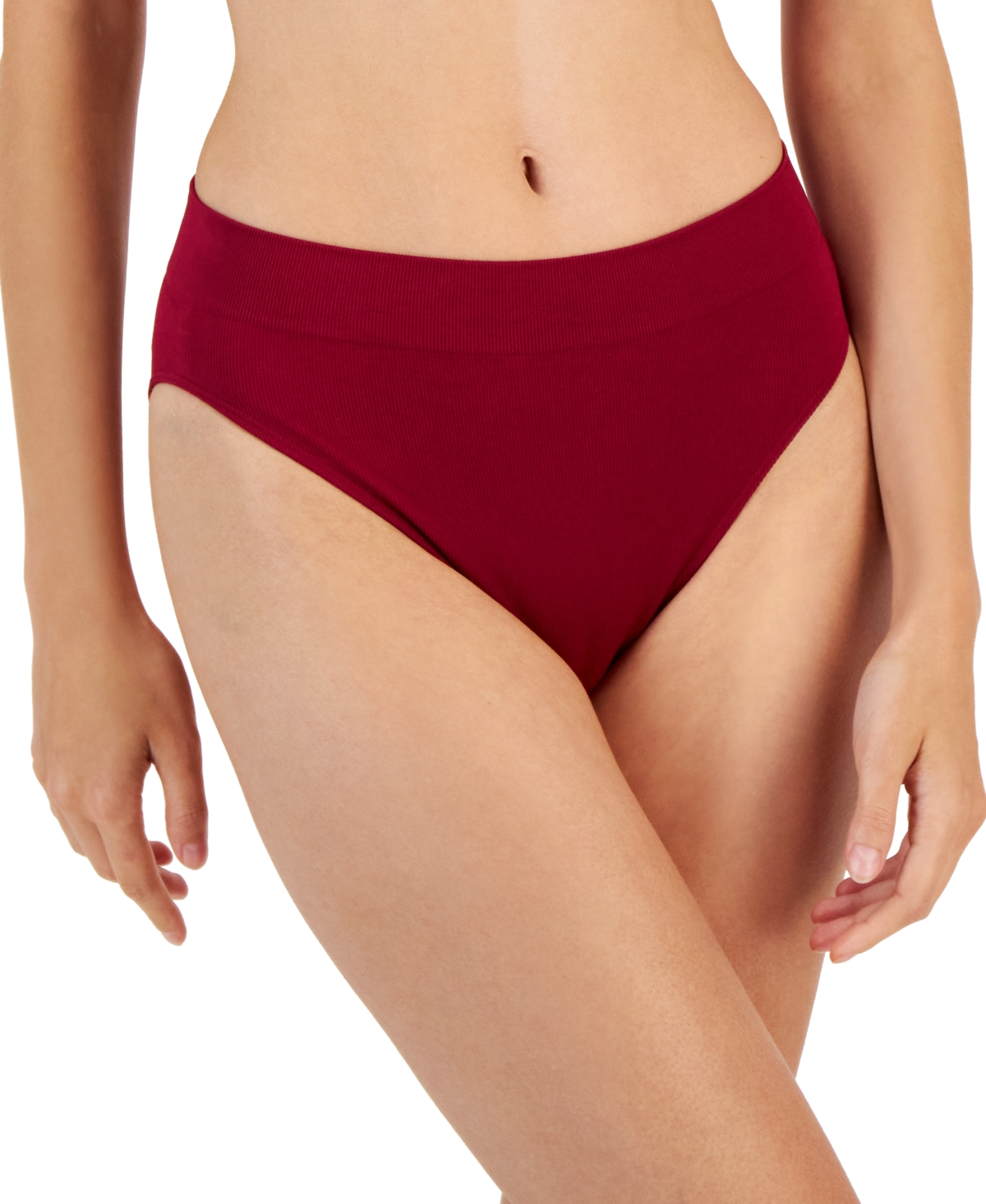Jenni Women's Hi-Cut Seamless Bikini Underwear, Created for Macy's