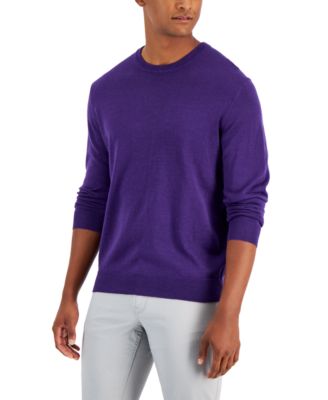 mens sweaters purple