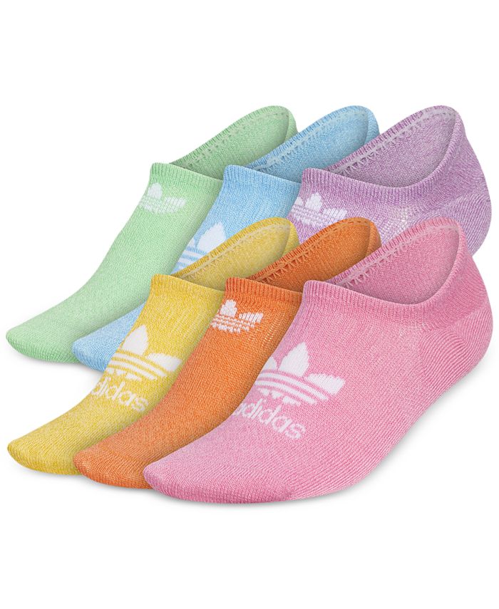 women's adidas originals 6-pack no-show socks