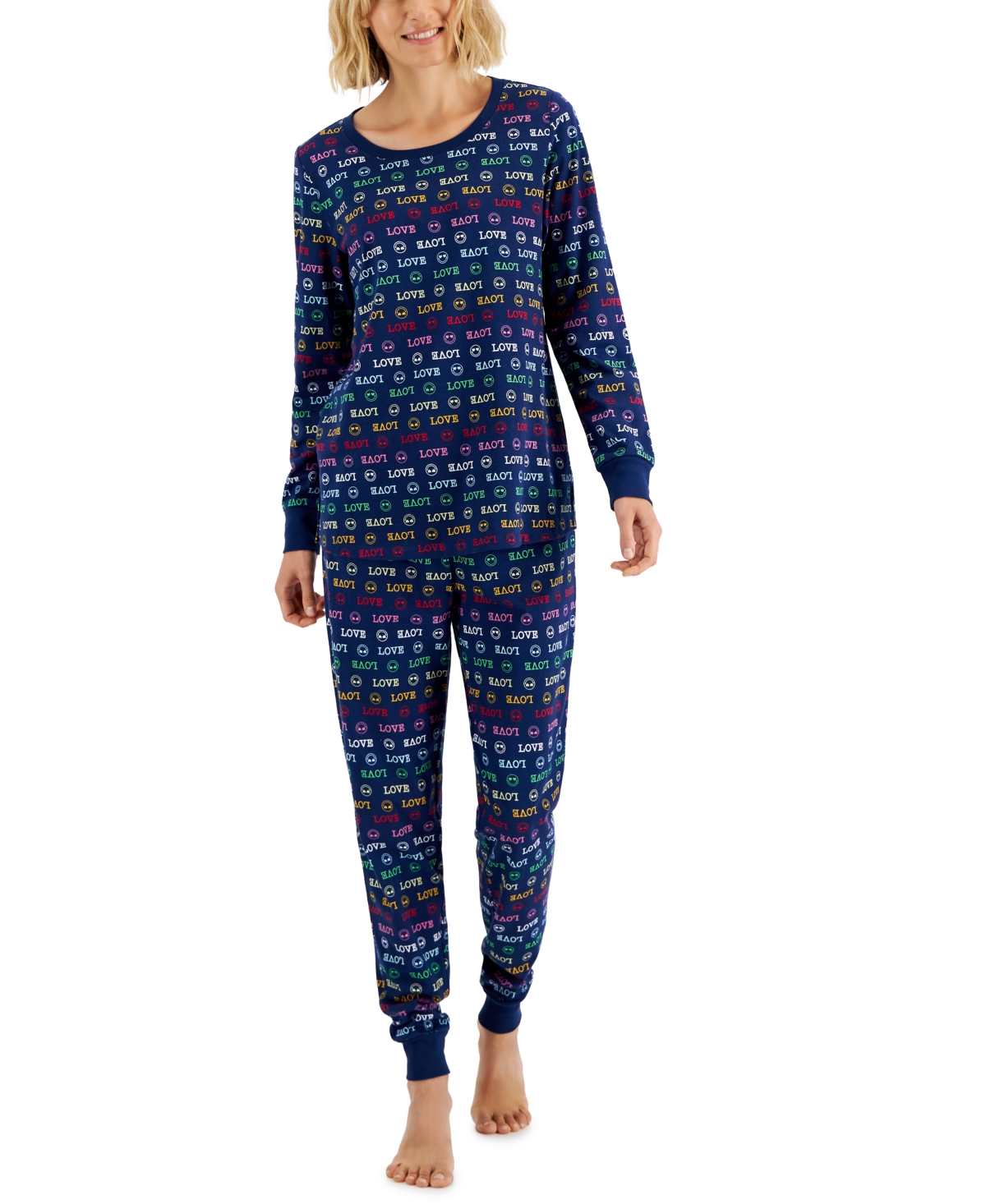 Family Pajamas Women's Love Matching Pajama Set, Created for Macy's