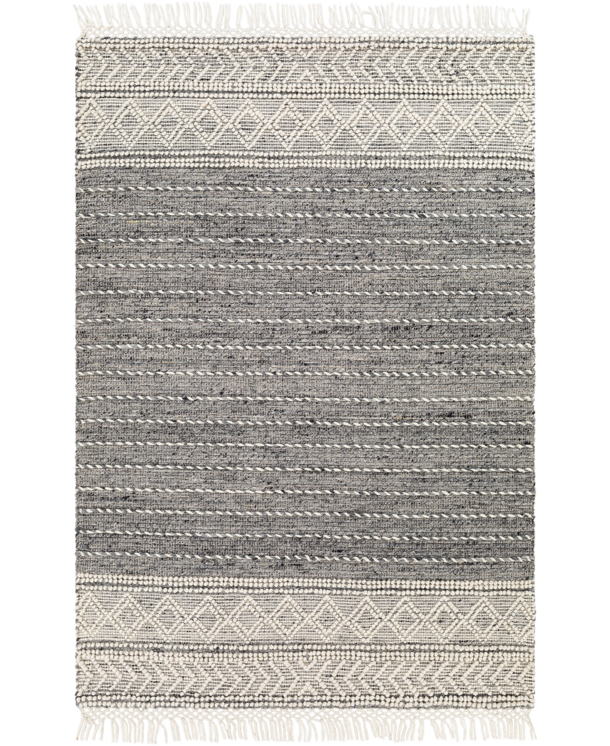 Surya Lucia Lci-2304 9in x 12' Area Rug - Charcoal