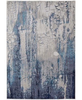 Simply Woven Armada R39h2 Area Rug In Blue,beige