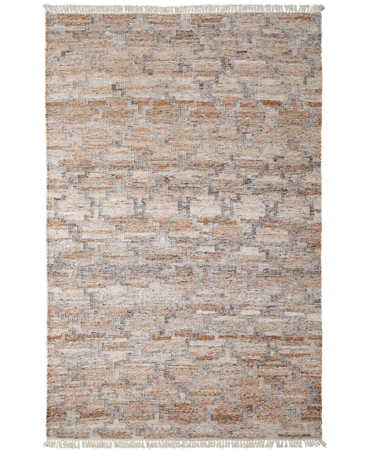 Simply Woven Beckett R0787 2' X 3' Area Rug In Beige,gray