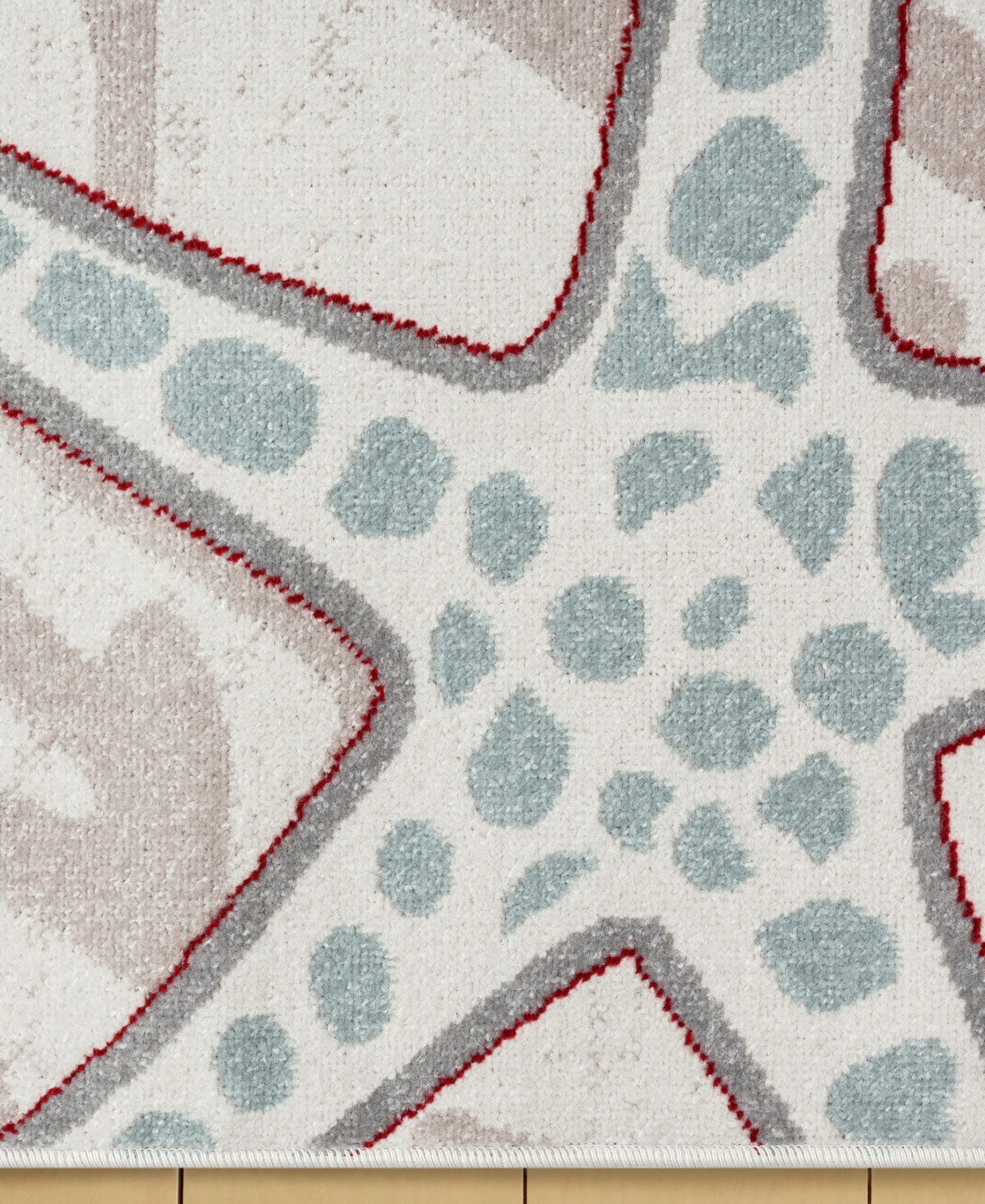 Global Rug Designs Aquatic Coral 18386 Outdoor Area Rug