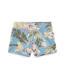 Big Girls Floral French Terry Shorts