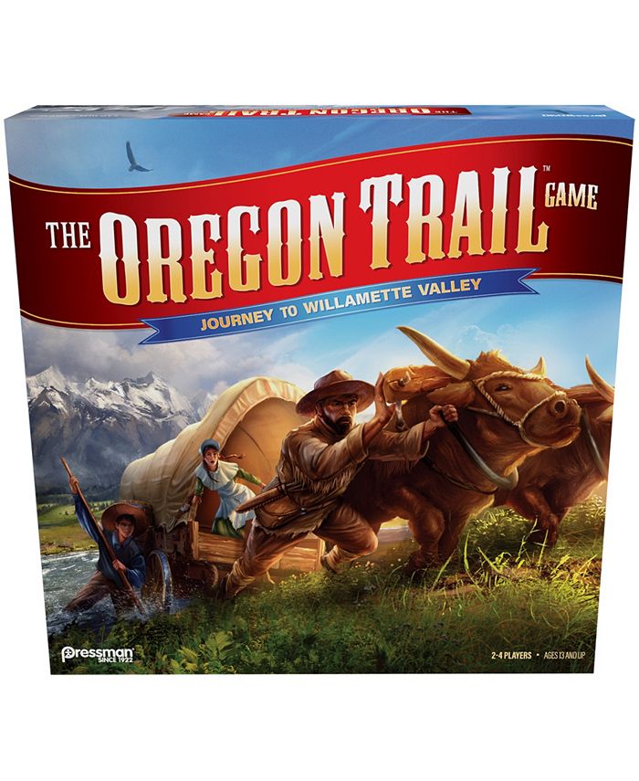 Pressman Toy the Oregon Trail Game Journey to Willamette Valley Set