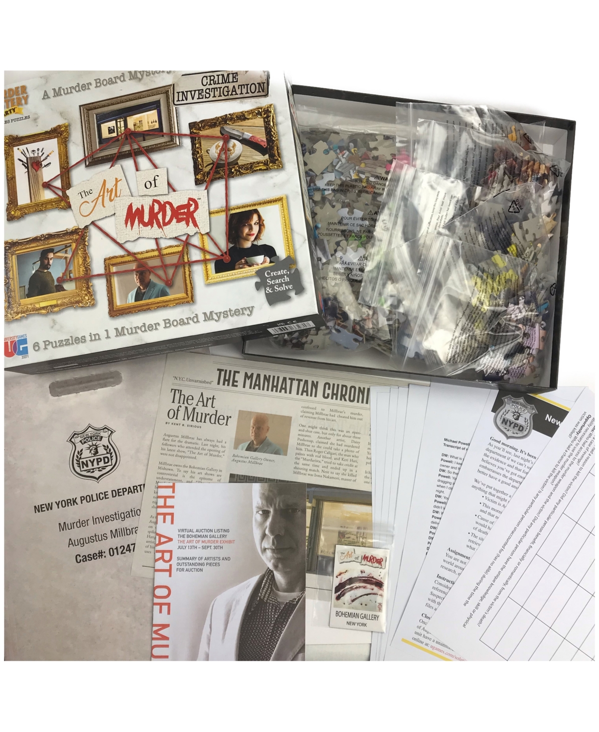 University Games Mystery Party Case Files In Multi