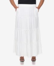 Plus size white skirt 60 store