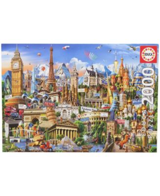 Europe Landmarks Puzzle Set, 2001 Piece