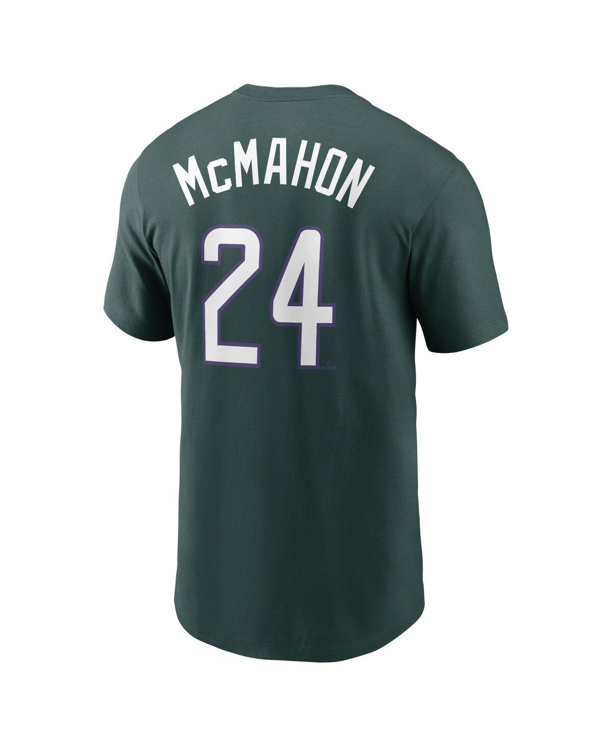 Men's Nike Ryan McMahonColorado Rockies City Connect Name and Number T-shirt - Green