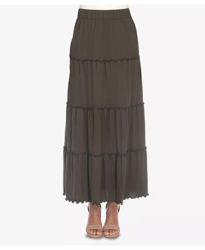 Women's Tiered Maxi Skirt - thumbnail 5