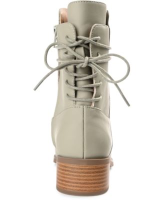 Women's Vannder Stacked Heel Ankle Tie Booties